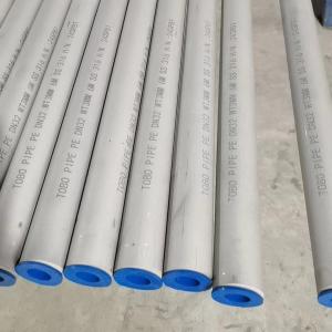 China ASTM A312 TP316L Seamless and Wleded Stainless Steel Pipe Tube in 6m Length factory