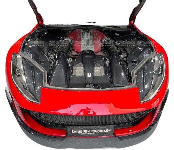 Auto Parts for Ferrari 812 Carbon Fiber Interior 812 Carbon Fiber Engine Hatch