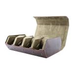 Custom Handmade 8 slot Watch Display Organizer Storage Travel Luxury Leather