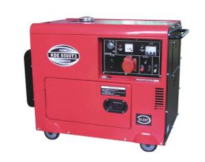 China 5kva air-cooled generator KDE6500T portable diesel generator for power supply factory