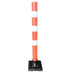 JACKWIN Flexible Traffic Warning Delineator Post with rubber base 86 cm (height