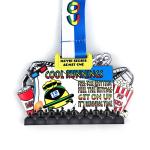 UV Printing Fun Running Medals Excellent Characteristics Of Waterproof And Wear