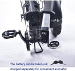 48V 12.8AH Electric Bike Built In Lithium Battery 250-750W Power