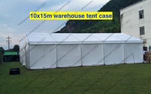 China Glass Wall 10 x 15m Outside Storage Tent Customized Printing On The Grassland factory