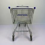 180L High Capacity Q195 Steel Metal Shopping Trolley Asian Type
