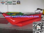4 People Inflatable Banana Boat / Inflatable Water Games Toy For Adults