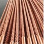 DELLOK 0.5mm Tube Wall Thickness Extruded Fin Tube for Powder Coating/