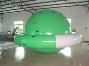 China Inflatable Water games / inflatable water saturn / climbing tower air tight pvc tarpaulin factory