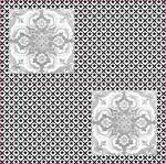 18gsm Silver Flower Printed Paper Napkin For Parties SGS FDA Listed