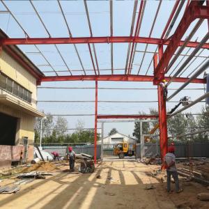 China Customized Color Portal Steel Framework For Commercial Application factory