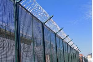 China Galvanized 358 Clearvu Invisible Fence 4mm Wire 358 Mesh Panels factory