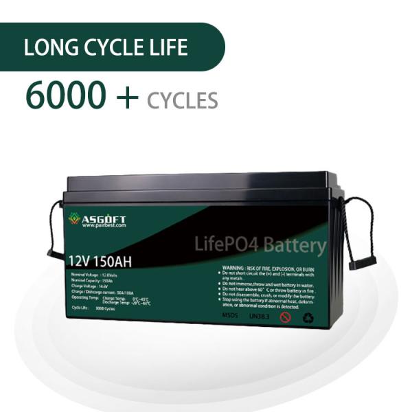 1800WH Solar Lithium Ion Battery Pack 12v 100ah 150ah Lfp Car Battery For