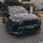 BMW X7 Carbon fiber Body Kit X7 LD style carbon fiber front lip diffuser Spoiler