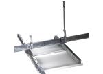 Stamped Metal Aluminium Strip Ceiling Panels / Washable Waterproof Ceiling Tiles