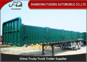China Customized Side Guard 40Feet 2 Axle Side Wall Semi Trailer With Double Tyres factory