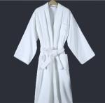 Hotel Cotton Bathrobe Hypoallergenic and Soft Medium Length Nightgown for Adults