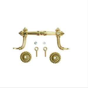 China Golden Adult Europe Style Plastic Coffin Handles PP Material H9011 factory