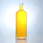 Glass Base Material Screw Cap Sealing Type Spirit Bottle for Whisky Vodka