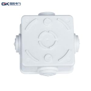 China Mounting Hole Round Plastic Electrical Box Safety Waterproof Terminal Junction Box factory