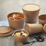 Biodegradable Disposable Kraft Paper Food Packaging For Cookies Paper Noodle