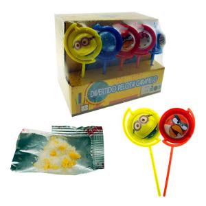 China Rotating Toy Candy Dispenser Assorted Fruit Shape Halal Bubble Gum Dispenser factory