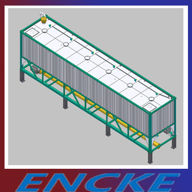 China Screw Conveyor 68t 79t Horizontal Cement Silo factory