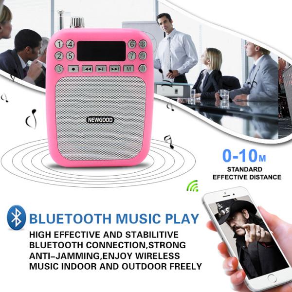 China Bluetooth mp3 music player with voice amplifer,voice recorder and FM radio function factory