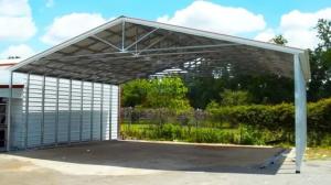China Industrial Prefab Steel Structure Building Shed Portable Metal Portable Garage factory