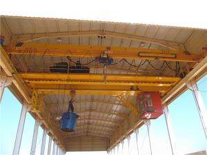 China Double Girder Electric Overhead Crane Bridge Overhead Crane factory