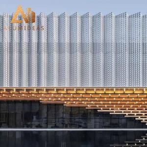 China Custom Wholesale Aluminum Laser Cut Facade Panel For Building factory