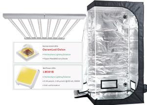 China 8 Bars 3.1umol/J 3500K Led Grow Lights With UV factory