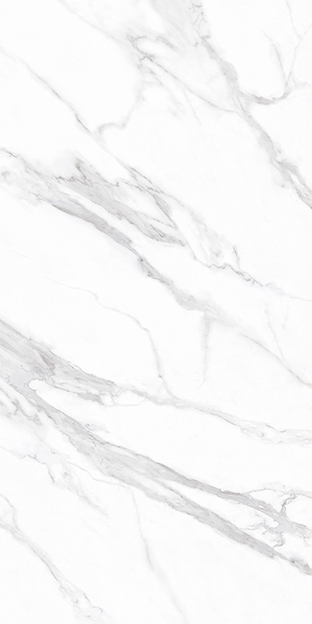 Carrara White Polished Marble Gloss 1600*3200mm Modern Porcelain Tile