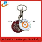 K002 Zinc alloy keychain keyring,custom yoru own logo soft and hard enamel