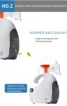 SGS Medical Electric Nebulizer Machine , 1.2KG Inhaler Piston Compressor