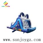 Easy Install Inflatable Kids Water Slide Park Funny Aqua Games For Amusement