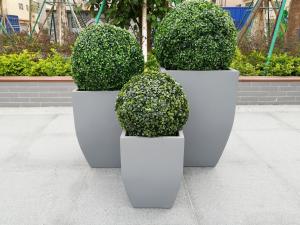 China Affordable and Stylish Fiber Clay Planter for Budget-Friendly Planting Solutions factory