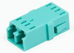 LC PC / UPC OM3 Multimode Fiber Optic Adapter Connector Without Flange