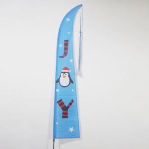 China Christmas Garden flag penguin factory