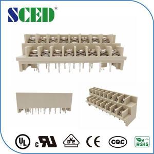 China Two Row Terminal Block Barrier Connector 7.62mm Pitch Barrier Strips factory