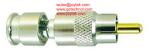RCA Coaxial Connector Compression Type 75ohm for Mini RG174 Coaxial Cable US