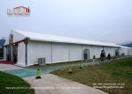 Simple PVC Marquee Tent With Plain PVC Sidewalls For 300 Guest Gathering