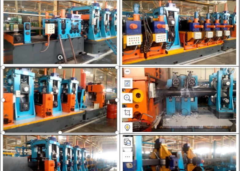 High Frequency Pipe Tube Mill Forming Machine 200kw-800kw For 6mm-508mm