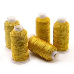 China 123g Silver Shiny Effect DIY Crafts Bracelet String Stitch Tatting Yarn for Handmade factory