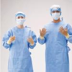 Surgical Isolation Medical Disposable Gowns Non Woven Polyethylene Cover