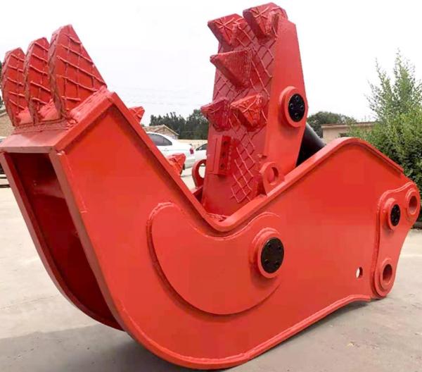 Car Dismantling Excavator Hydraulic Scrap Metal Shears Hydraulic Crusher With