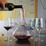 Hand Blown Crystal Wine Glass Set