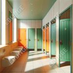 High Pressure Laminate Toilet Cubicle for Durability and Scratch Resistance