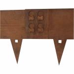 1.6mm Corten Steel Edging 300mm SGS 8 Inch Garden Metal Ornaments