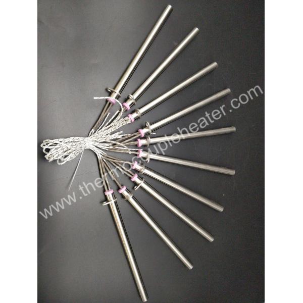 China 100W/cm2 Cartridge Heaters With Ceramic Cap Seal factory