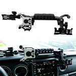 Universal Car Dash Mount Kit for Jeep Wrangler Multi Purpose Phone Holder